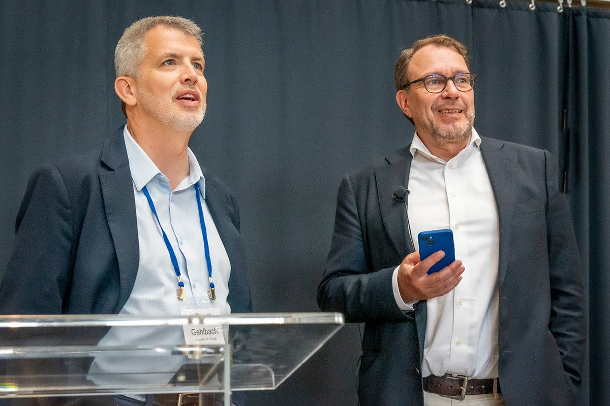 Scott Gehlbach and Guido Friebel at Horizon 2024.